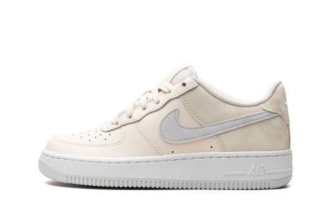 Nike Kids Air Force 1 Gs "pale Ivory / Sea Glass / White / Football Grey"