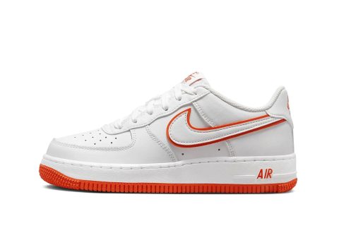 Nike Kids Air Force 1 Gs "white / Picante Red"