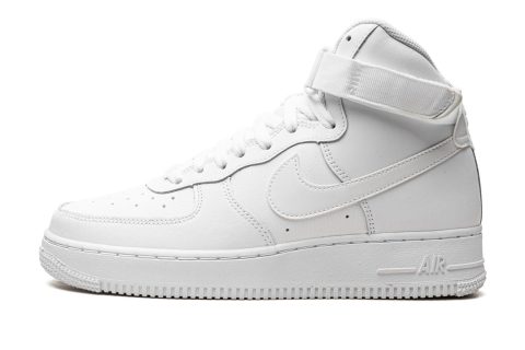 Nike Kids Air Force 1 High Gs "triple White"