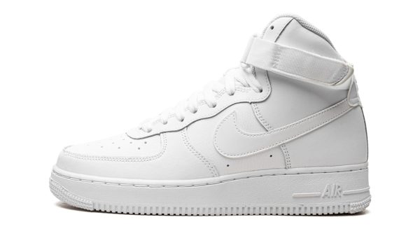 Nike Kids Air Force 1 High Gs "triple White"