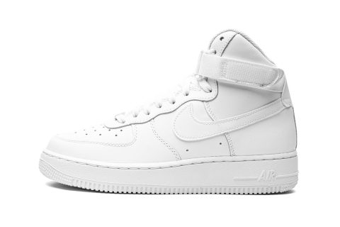 Nike Kids Air Force 1 High Le Gs "triple White"