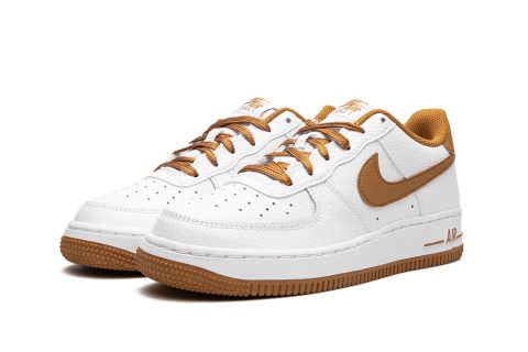 Nike Kids Air Force 1 Low Gs "desert Ochre"