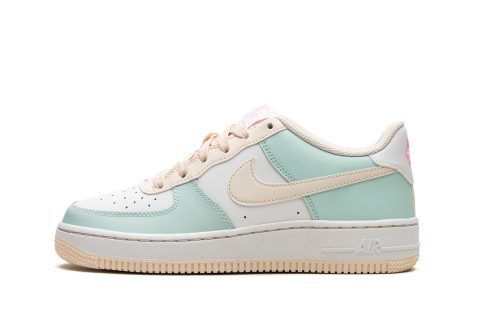 Nike Kids Air Force 1 Low Gs "emerald Rise / Guava Ice"