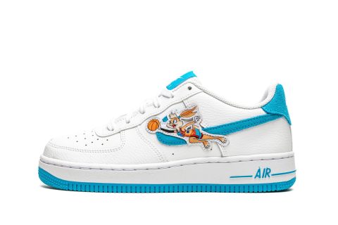 Nike Kids Air Force 1 Low Gs "space Jam - Hare"