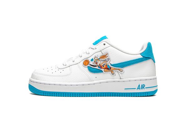 Nike Kids Air Force 1 Low Gs "space Jam - Hare"