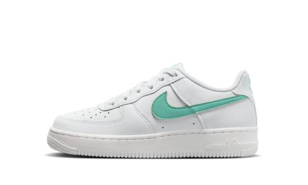 Nike Kids Air Force 1 Low Gs "summit White Emerald Rise"