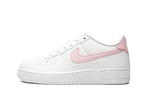 Nike Kids Air Force 1 Low Gs "white / Pink Foam"