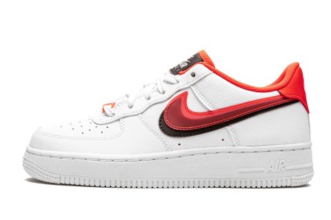 Nike Kids Air Force 1 Low Lv8 Gs "double Swoosh"