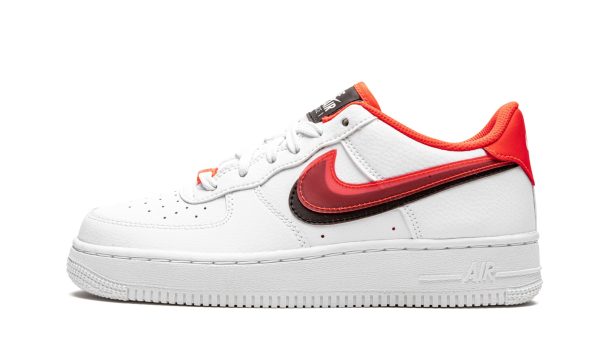 Nike Kids Air Force 1 Low Lv8 Gs "double Swoosh"