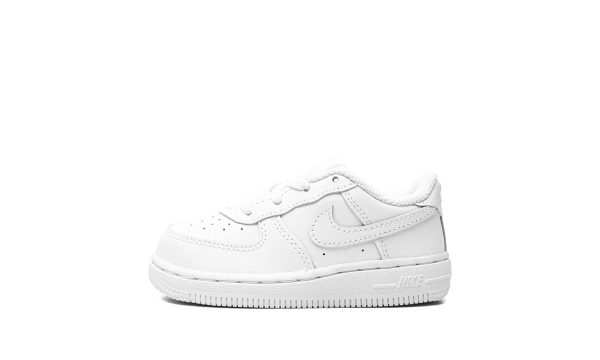 Nike Kids Air Force 1 Low Td "white On White"