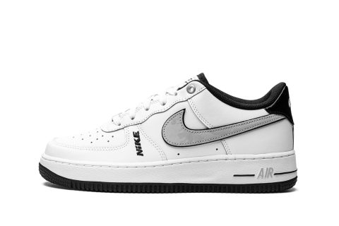 Nike Kids Air Force 1 Lv8 Gs "motocross White Grey Black"