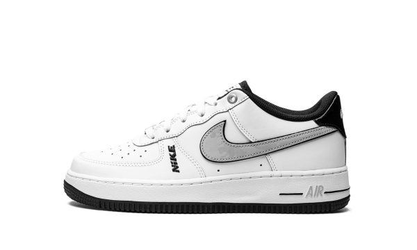 Nike Kids Air Force 1 Lv8 Gs "motocross White Grey Black"