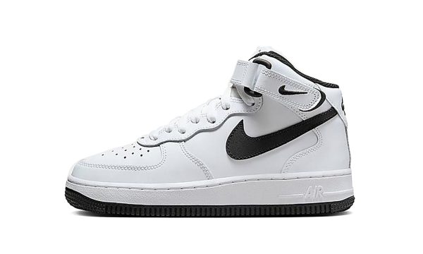 Nike Kids Air Force 1 Mid Le Gs "white / Black"