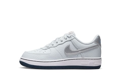 Nike Kids Air Force 1 Ps "metallic Silver"