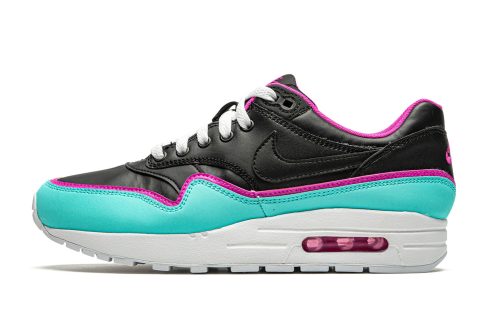 Nike Kids Air Max 1 Dbl (gs) "double Layered - Aqua Fuchsia"