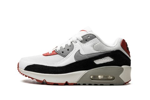 Nike Kids Air Max 90 Gs "ltr Photon Dust Varsity Red"