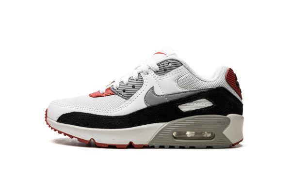 Nike Kids Air Max 90 Gs "ltr Photon Dust Varsity Red"