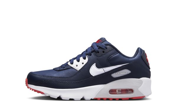 Nike Kids Air Max 90 Ltr Gs "obsidian Track Red"