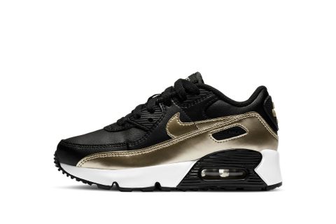 Nike Kids Air Max 90 Ltr Ps "metallic Gold"