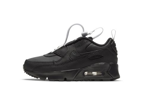 Nike Kids Air Max 90 Toggle Ps "triple Black"