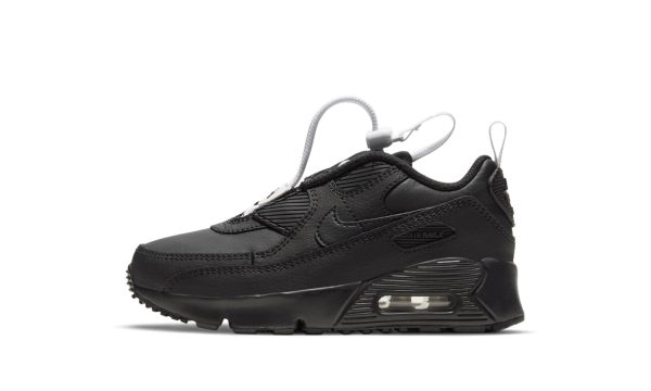 Nike Kids Air Max 90 Toggle Ps "triple Black"