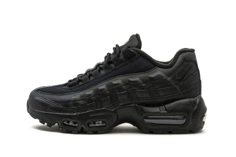 Nike Kids Air Max 95 Recraft Gs "triple Black"