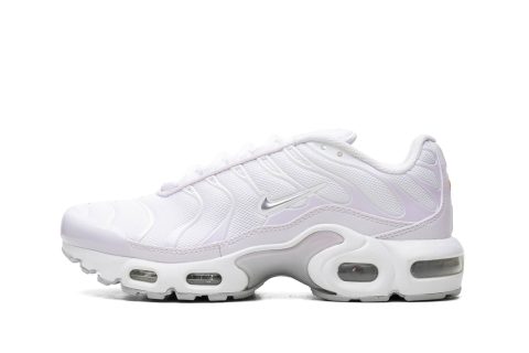 Air Max Plus Gs "white Light Violet"