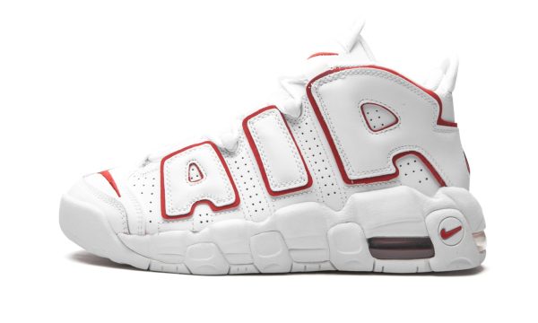 Nike Kids Air More Uptempo Gs "white / Varsity Red"