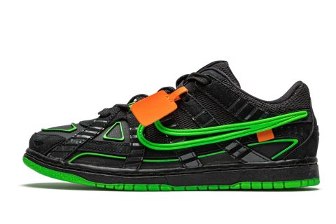 Nike Kids Air Rubber Dunk Ps "off-white - Green Strike"