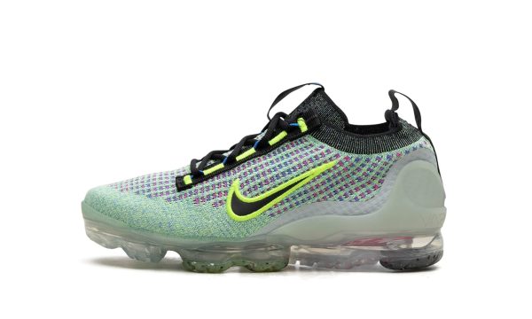 Nike Kids Air Vapormax 2021 Flyknit Next Nature Gs "volt Photo Blue"