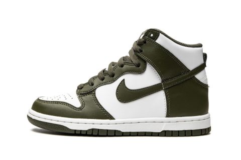 Nike Kids Dunk High Gs "cargo Khaki"