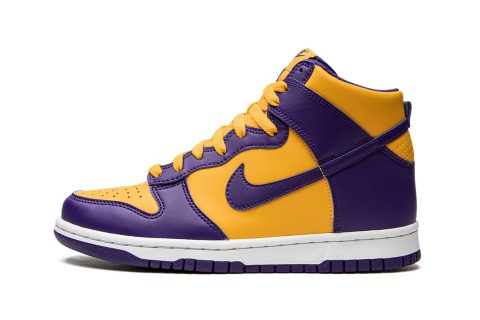 Nike Kids Dunk High Gs "lakers"