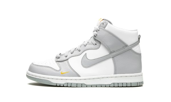 Nike Kids Dunk High Gs "next Nature Wolf Grey Marigold"