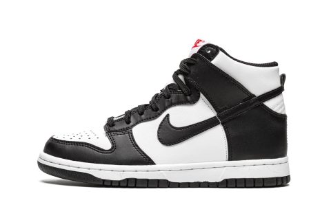 Nike Kids Dunk High Gs "panda - Black / White"