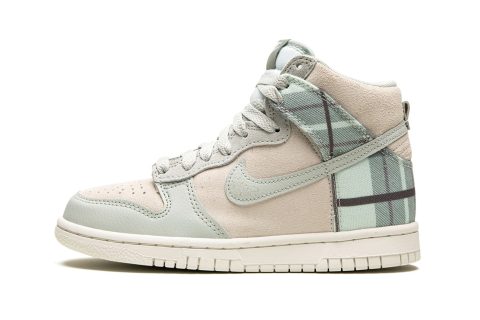 Nike Kids Dunk High Gs "plaid - Summit White"