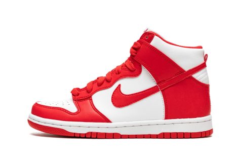 Nike Kids Dunk High Gs "white / University Red"