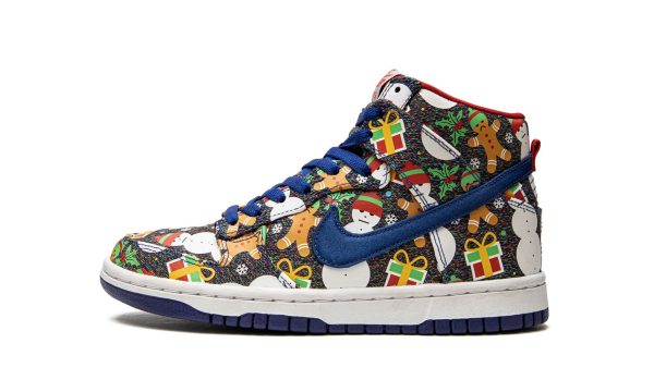 Nike Kids Dunk High Sb Qs (gs) "ugly Sweater"