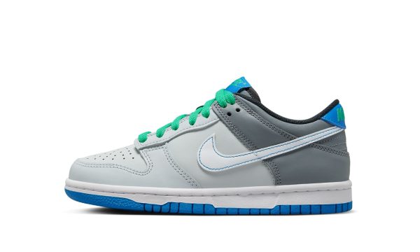 Dunk Low Grade School "pure Platinum Photo Blue"