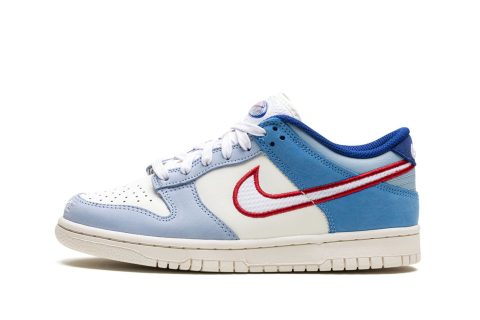 Dunk Low Gs "armory Blue Red Mesh"