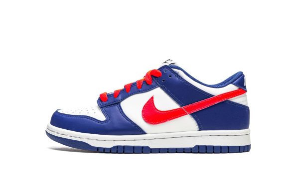 Nike Kids Dunk Low Gs "bright Crimson / Game Royal"