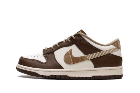 Nike Kids Dunk Low Gs "brown Plaid"