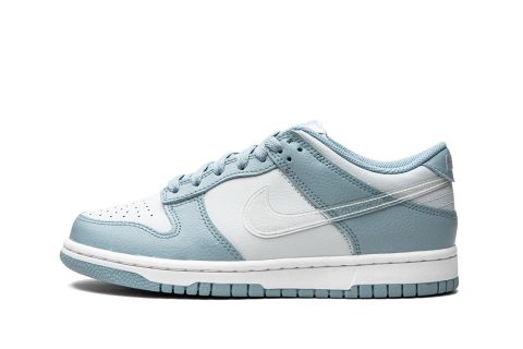 Nike Kids Dunk Low Gs "clear Swoosh / Blue"