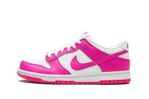 Nike Kids Dunk Low Gs "laser Fuchsia"