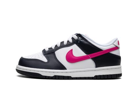 Nike Kids Dunk Low Gs "obsidian / Fierce Pink"