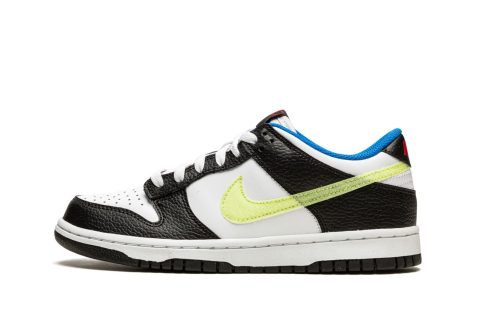 Nike Kids Dunk Low Gs "signal Blue Lemon Twist"