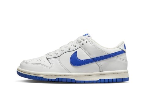 Nike Kids Dunk Low Gs "summit White Hyper Royal"