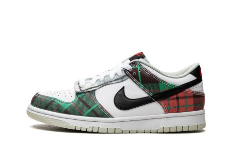 Nike Kids Dunk Low Gs "tartan Plaid"