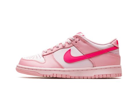 Nike Kids Dunk Low Gs "triple Pink"