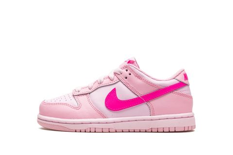 Nike Kids Dunk Low Ps "triple Pink"