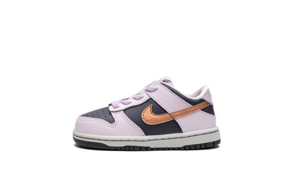 Nike Kids Dunk Low Td "copper Swoosh"